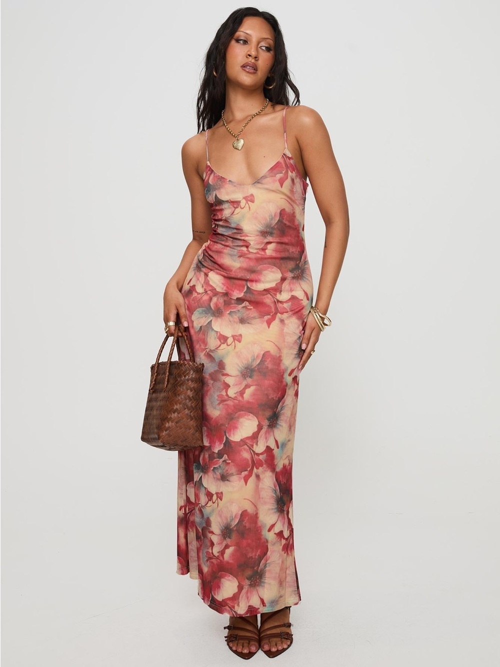 Princess Polly Rose Multi Floral Slip Maxi Dress | FLORAL / MULTI